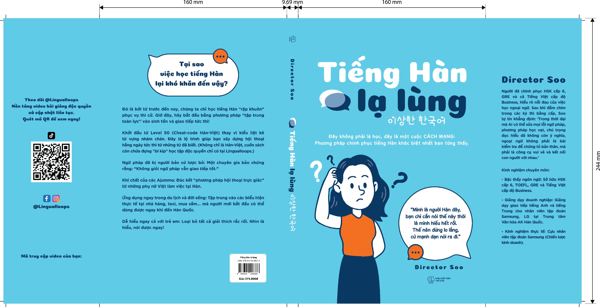 Bìa gốc Tiếng Hàn Lạ Lùng — Level 1