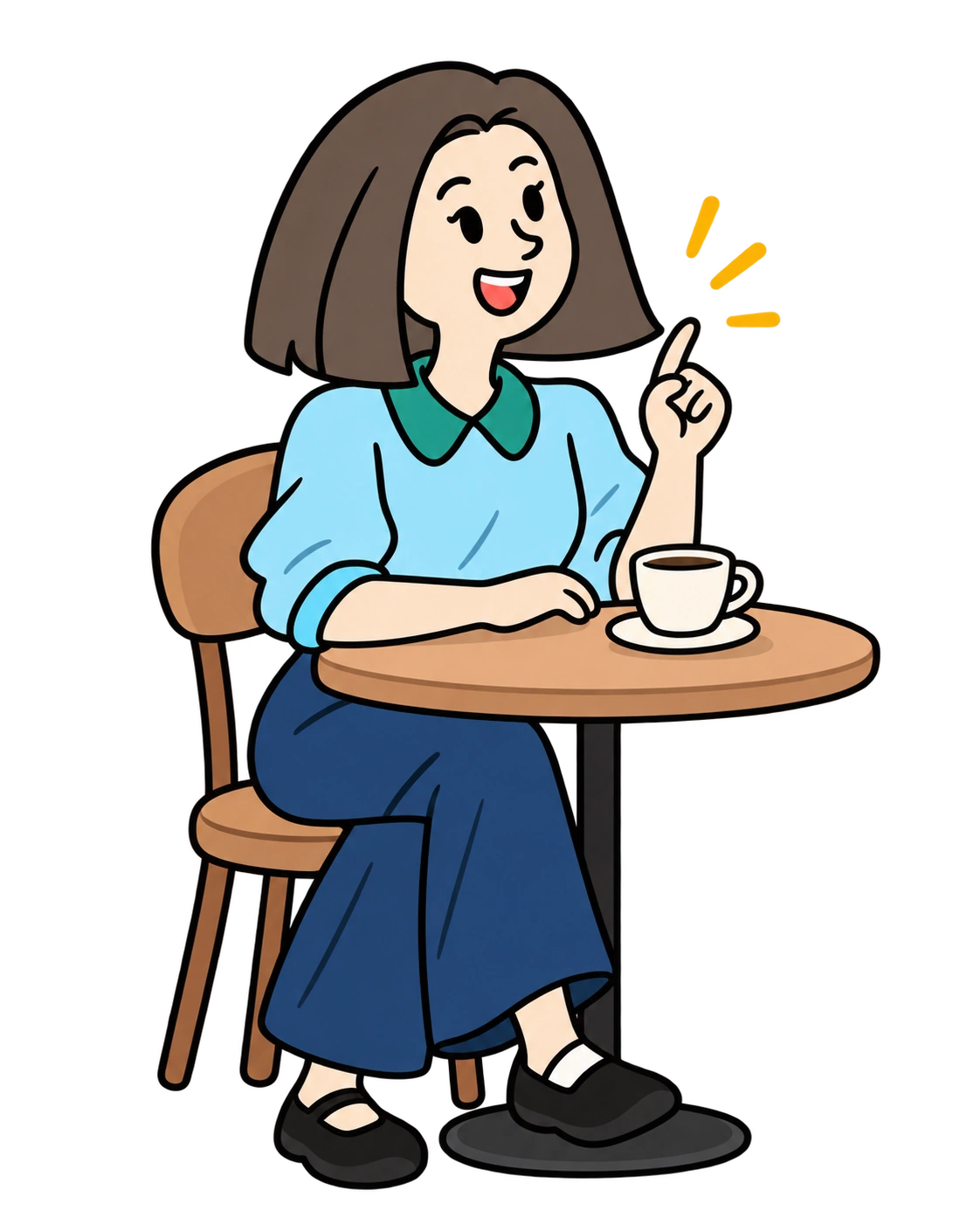 Cùng học viên ấy mỉm cười, tự tin gọi một ly cà phê.